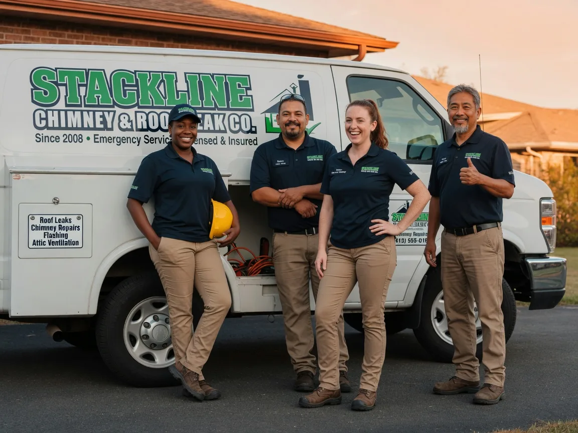 Chimney flashing repair company in Highland, IL